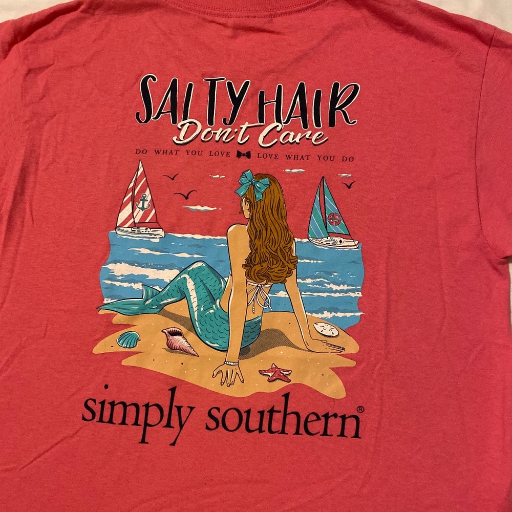 Simply Southern Mermaid youth T-Shirt - Picture 2 of 6